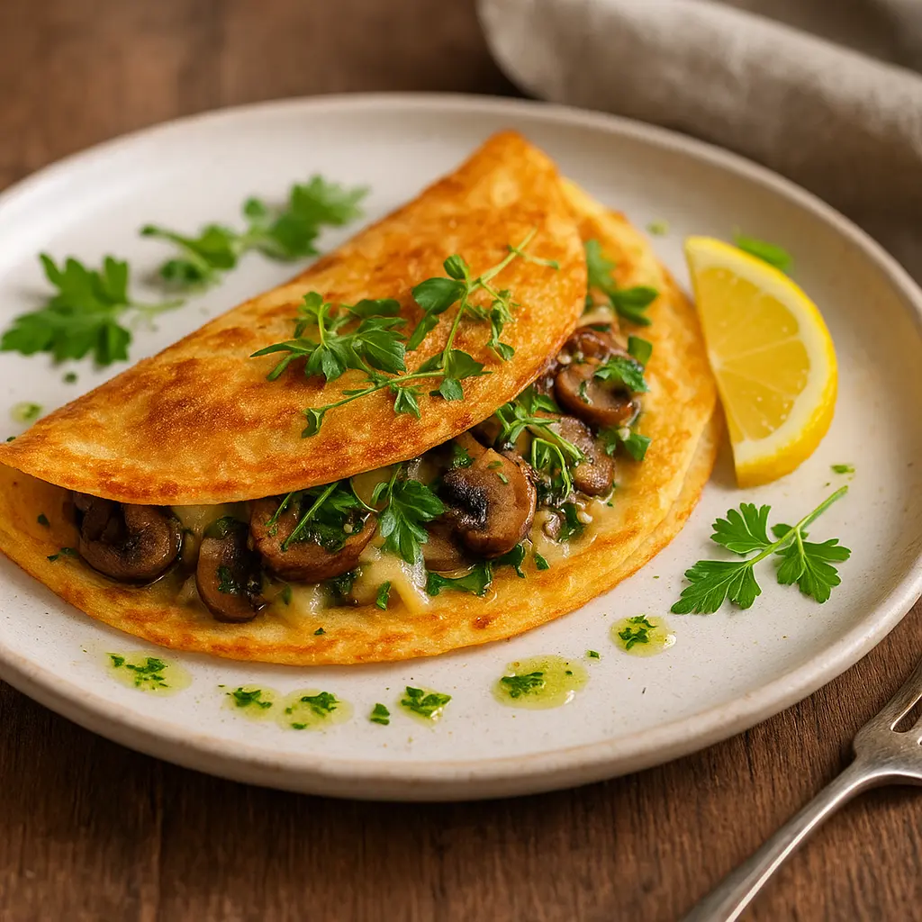 Savory crepe